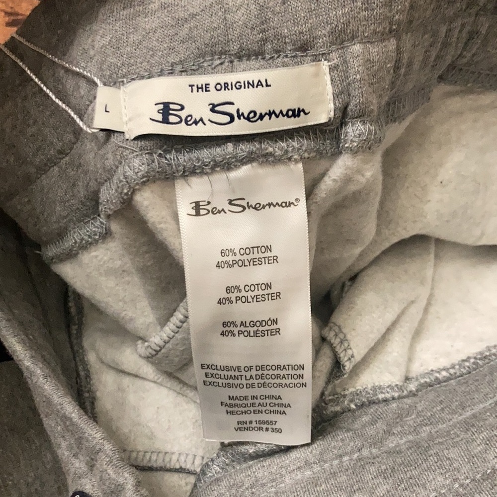 NWT Ben Sherman Men’s Mod Fleece Joggers - Picture 13 of 13